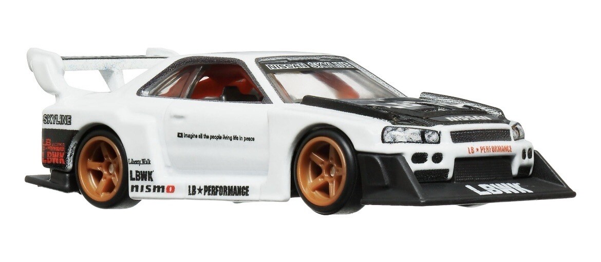 ホットウィール Skyline GT-R R32 LB-ER34 LBWK ホットウィール⭐️LBWK⚡️LB☆ER34日産スカイライン／LB☆35