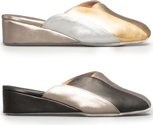 ladies leather slippers ebay