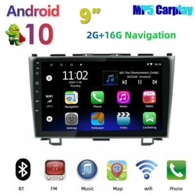 Android 11.0 Car Radio For Honda CRV 2008-2011 Stereo Bluetooth GPS WIFI No DVD