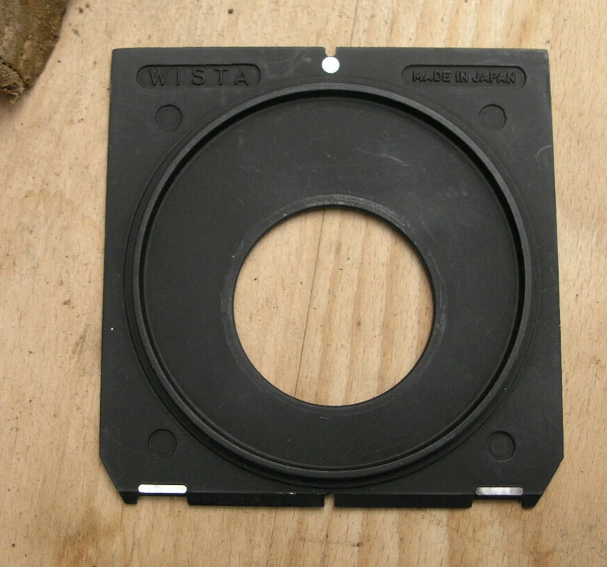 genuine Wista & linhof  fit  Lens board for copal 1 offset low hole  41.9mm - Imagem 3 de 3