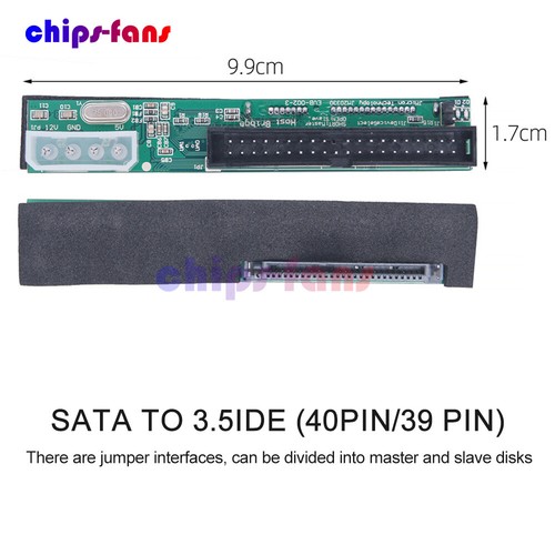 SATA Hard Drive to 3.5 inch IDE Interface 40pin Adapter Card Connector Converter - Picture 8 of 10