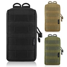 Military Tactical Molle Pouch Waist Belt Phone Pocket Hiking Utility Pack Bag
