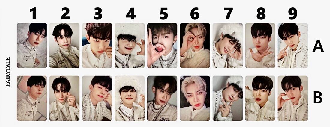 ZB1 Album Photocard Zerobaseone 2nd album : Artbook Digipack Poca