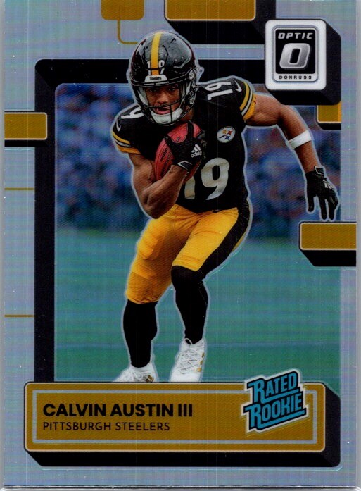 2022 Donruss Optic #236 Calvin Austin III Holo