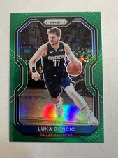 2020-21 Panini Prizm Luka Doncic #32 Green Prizm Dallas Mavericks