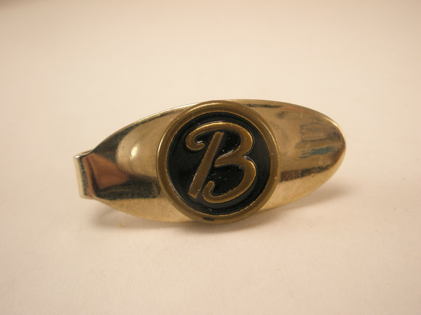 B Initials Monogram Letter Vintage TINY SMALL Tie… - image 1