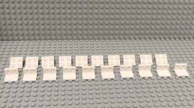 LEGO 20 x Winkel 90° 1x2 Winkelplatte weiß white angle plate 44728 4203147