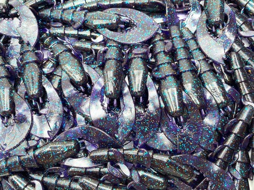Remolque de pesca de lubina con garras flotantes señuelo de cangrejo de río lamer inferior de 20 quilates 4" - Imagen 33 de 48