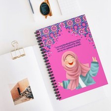Muslimah Spiral Notebook - Ruled Lines, Inspirational Gift, Journal for Muslim