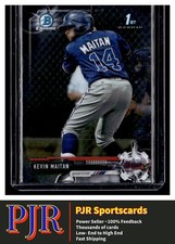 2017 Bowman #BCP100 Kevin Maitan Atlanta Braves 7  Chrome Prospects