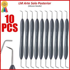 10Pcs Solo Posterior Dental Composite Filling Instruments Silicone Handle