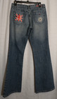 Cochni size 31 waist 100% cotton blue jeans with bead designs — photo 2