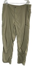 COLUMBIA Men Omni Shade High Rise Pants Sz 40/32 Khaki Hiking Camping 94-11