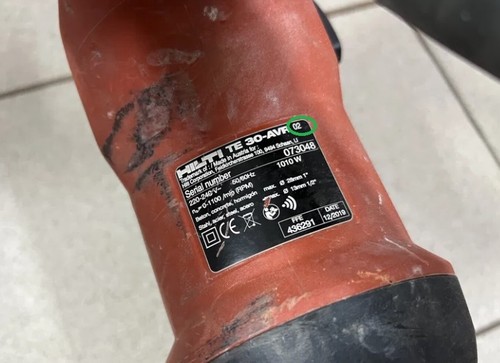 Tubo guía Cilindro HILTI TE30-A36 ATC TE30 ATC TE30 AVR (02) TE300-A36 #2051726 - Imagen 3 de 8