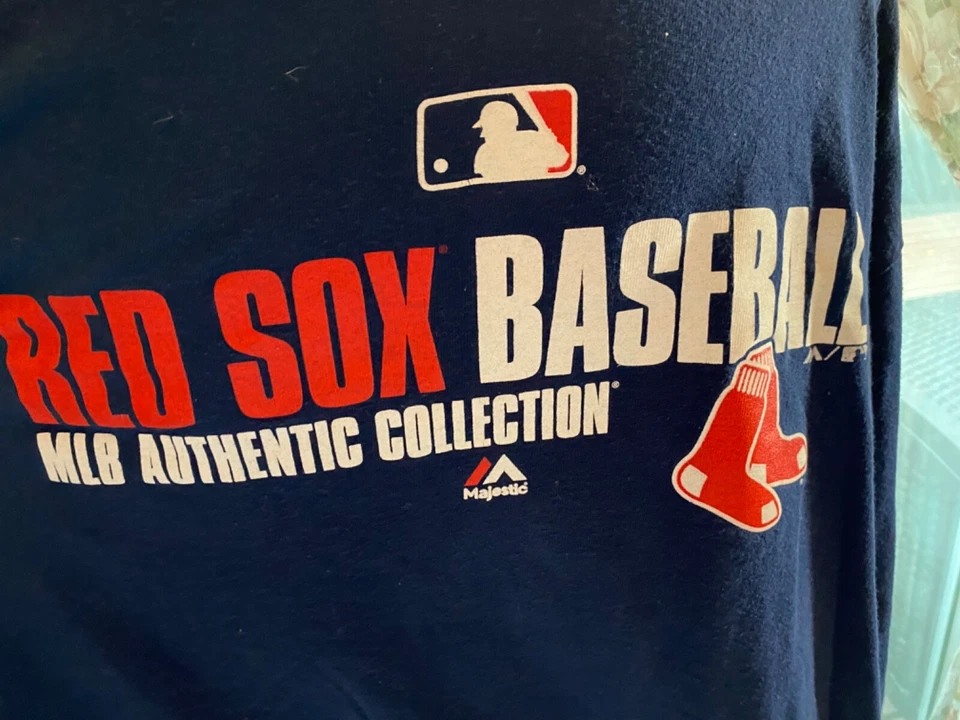 Authentic Majestic Boston Red Sox MJB Baseball XL T-Shirt 008-032 - Image 2 of 4
