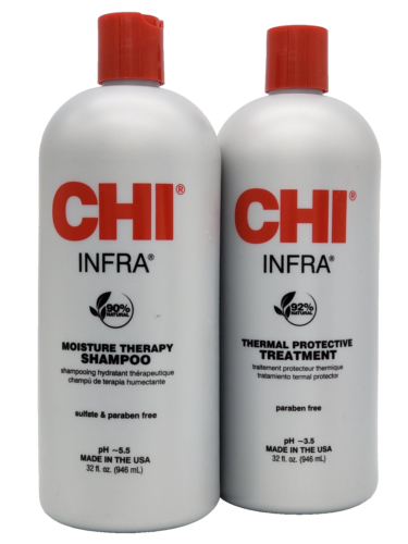 Farouk CHI Infra Shampoo & Conditioner Liter/32 oz Set - Picture 4 of 4