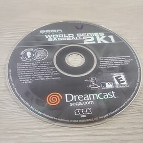 World Series Baseball 2K1 (Sega Dreamcast, 2000) Disc Only Tested Works 