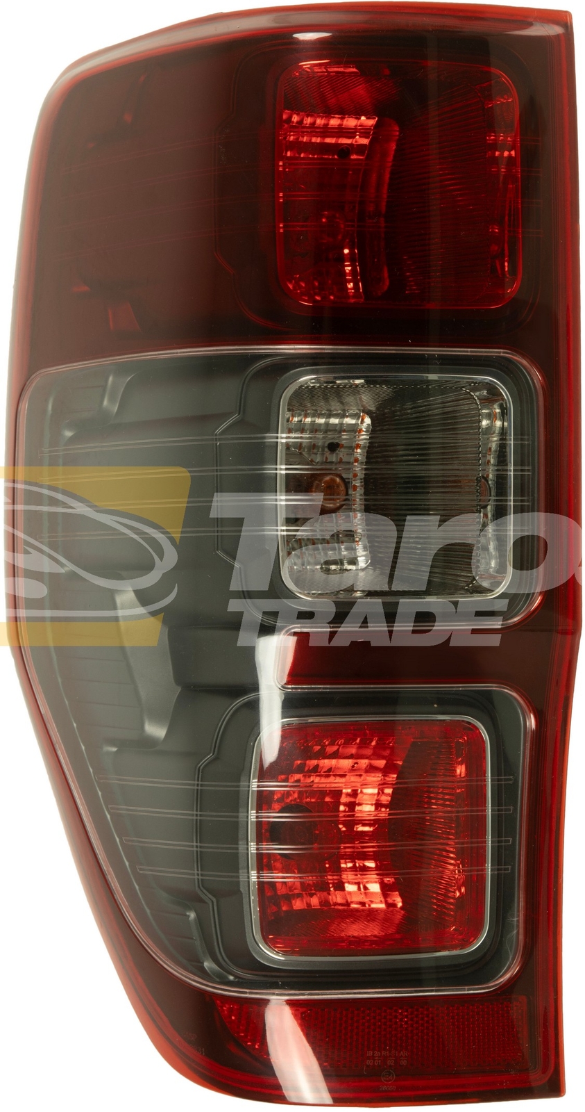 Phare AR gauche pour Ford Ranger 2013-2016 Raptor, feu arrière de rechange noir et rouge