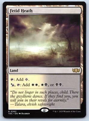 Fetid Heath - Commander Tarkir Dragonstorm - Magic - MTG - Near Mint
