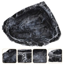 Turtle Disc Reptile Water Tray Lizard Feeding Bowl Food Small Dish