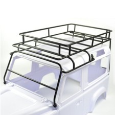 1/10 RC camion metallo ROLL CAGE PORTAPACCHI per RC4WD LandRoverc Defender D90 gabbia