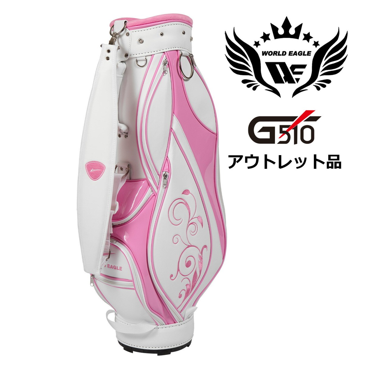 WORLD EAGLE G510 レディース ゴルフ　カートバッグ ワールドイーグル WE-G510 ブルー レディース 16点（12本