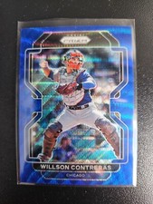 2022 Panini Prizm Baseball Willson Contreras Blue Wave Prizm /60 #168