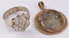 Freemasonry Ring Masonry Pendant Free-Masonry fraternal organization Masonic