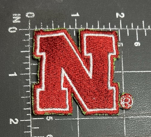University of Nebraska Cornhuskers Football Lincoln NE Red N Logo Badge Patch