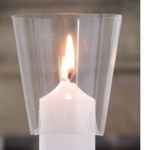 2 Stück Windschutz für Kerzen von 30 bis 40...