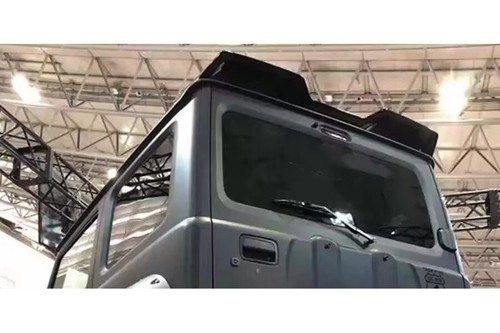 Alerón de techo para Suzuki Jimny Jimmy IV 2018+ tuning ABS negro mate - Foto 6 di 14