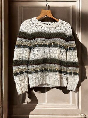 Emreco Hand Knitted Jumper 14 16 UK