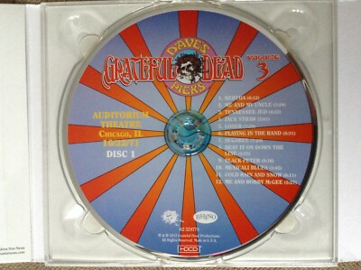 Grateful Dead: Dave's Picks Volume 3 (3 CDs) Limited 12000 Jerry