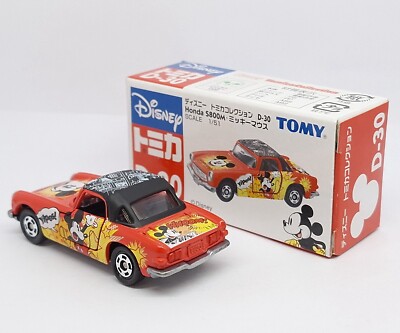 TOMICA DISNEY D-30 Mickey Mouse Honda S800M 1/51 TOMY New | eBay