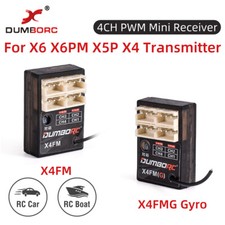 DumboRC X4FM X4FMG Gyro 4CH PWM Mini Receiver for X6 X6PM X5P X4 RC Transmitter