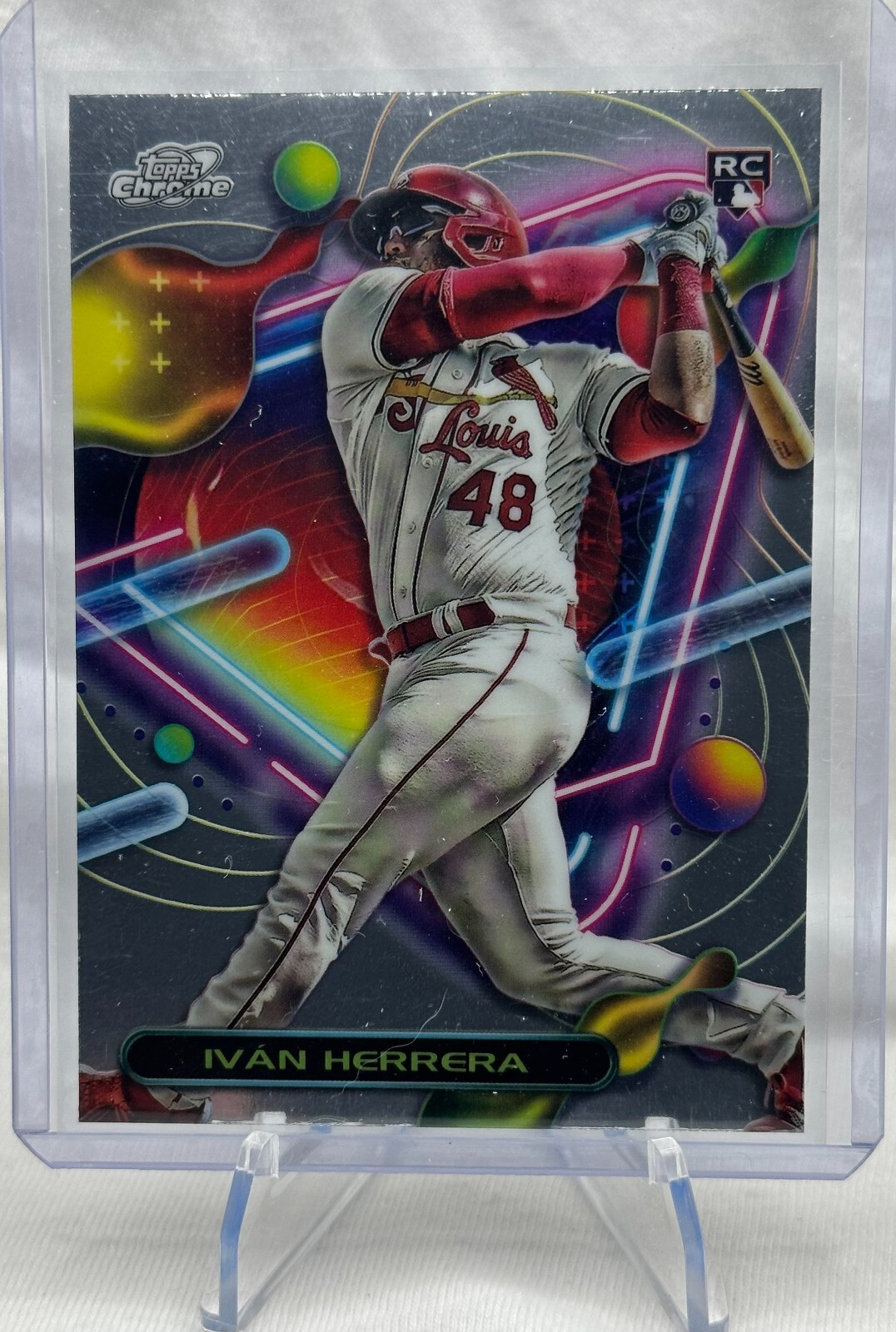 2023 Topps Chrome Cosmic - Ivan Herrera RC - St. Louis Cardinals Rookie #147