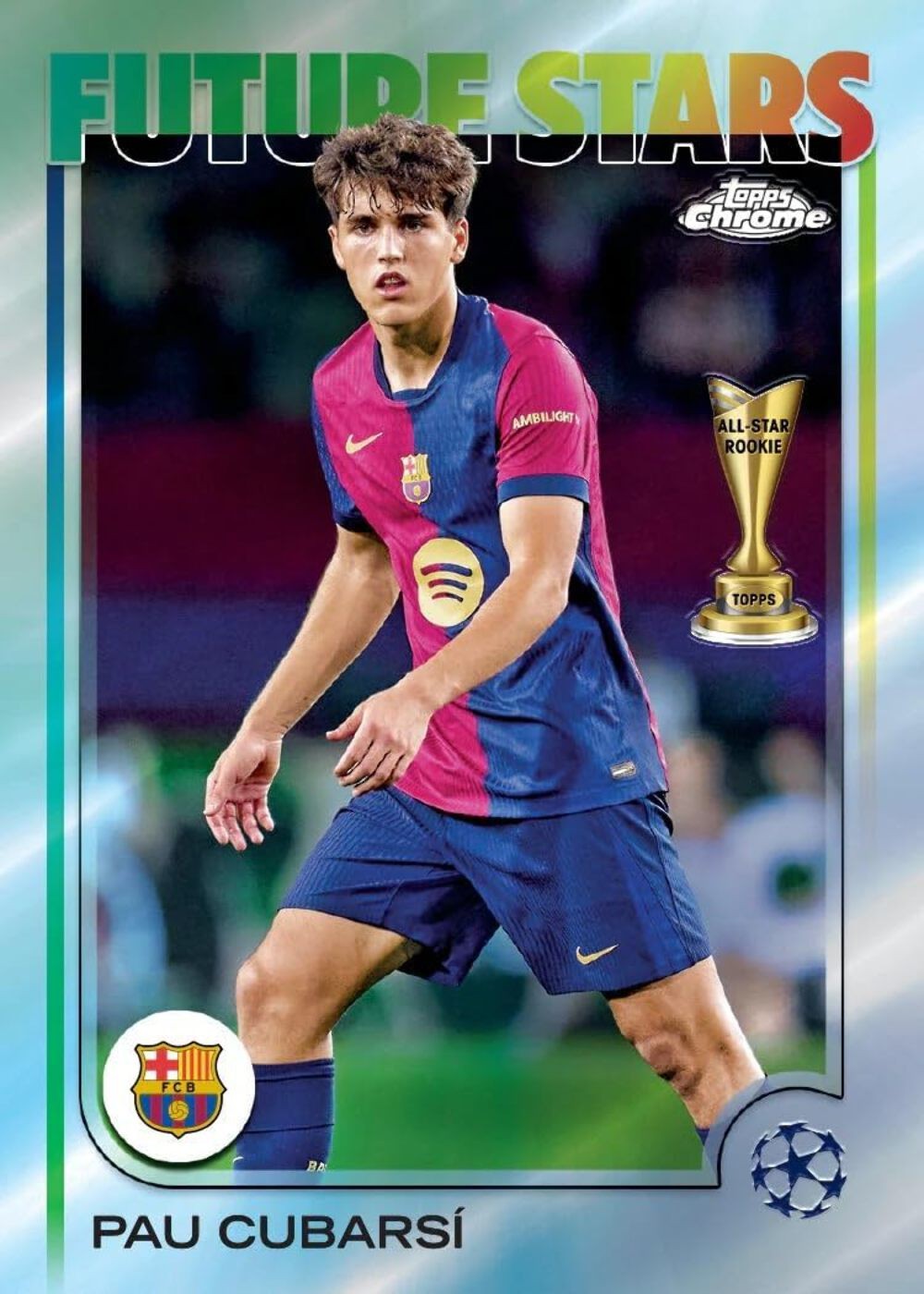 2024/25 Topps Chrome UEFA Club Competitions Soccer 7-Pack Blaster Box