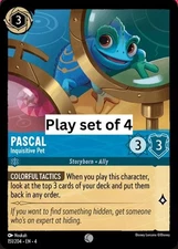 Pascal - Inquisitive Pet 151/204 💎Play set of 4💎Lorcana Ursula's Return