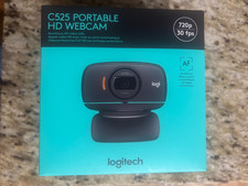 Logitech C525 Portable HD Webcam - Black