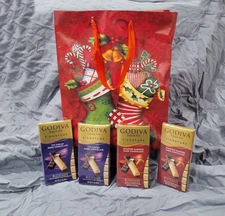 PRICE DROP!!  2 varieties! GODIVA Roasted Almond Dk Choc. & 72% Cacao Dk Choc.