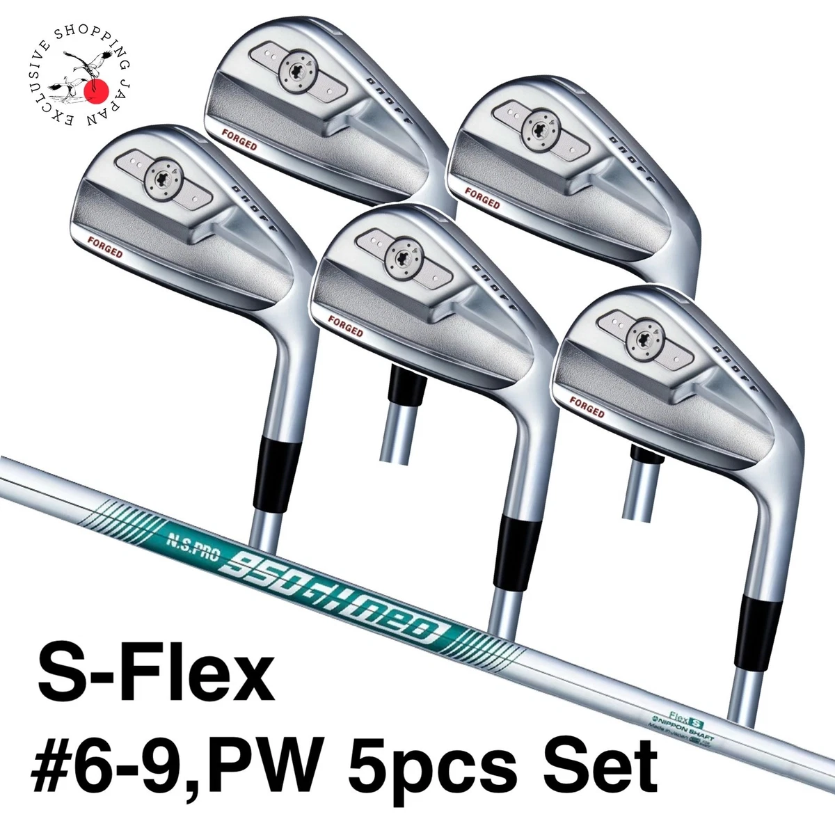 ONOFF FORGED KURO Iron Set #6-9,PW 5p S-Flex N.S.PRO 950GH neo