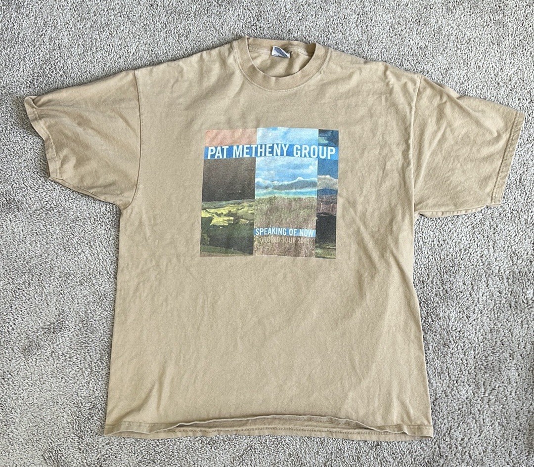 Vintage Pat Metheny Group 2002 Speaking Of Now World Tour Tee