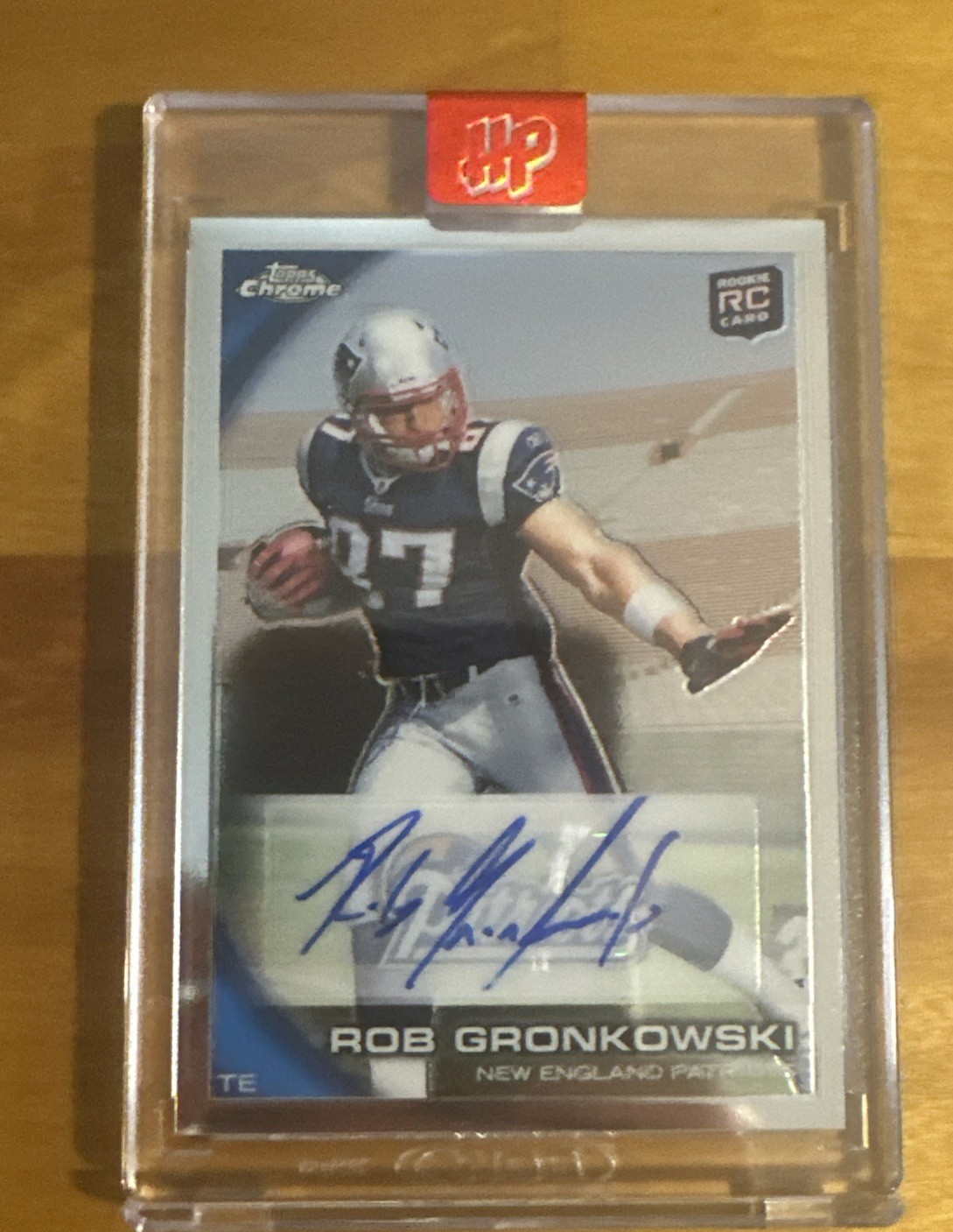 2010 Topps Chrome Rob Gronkowski #C112 Patriots Football Auto (RC)