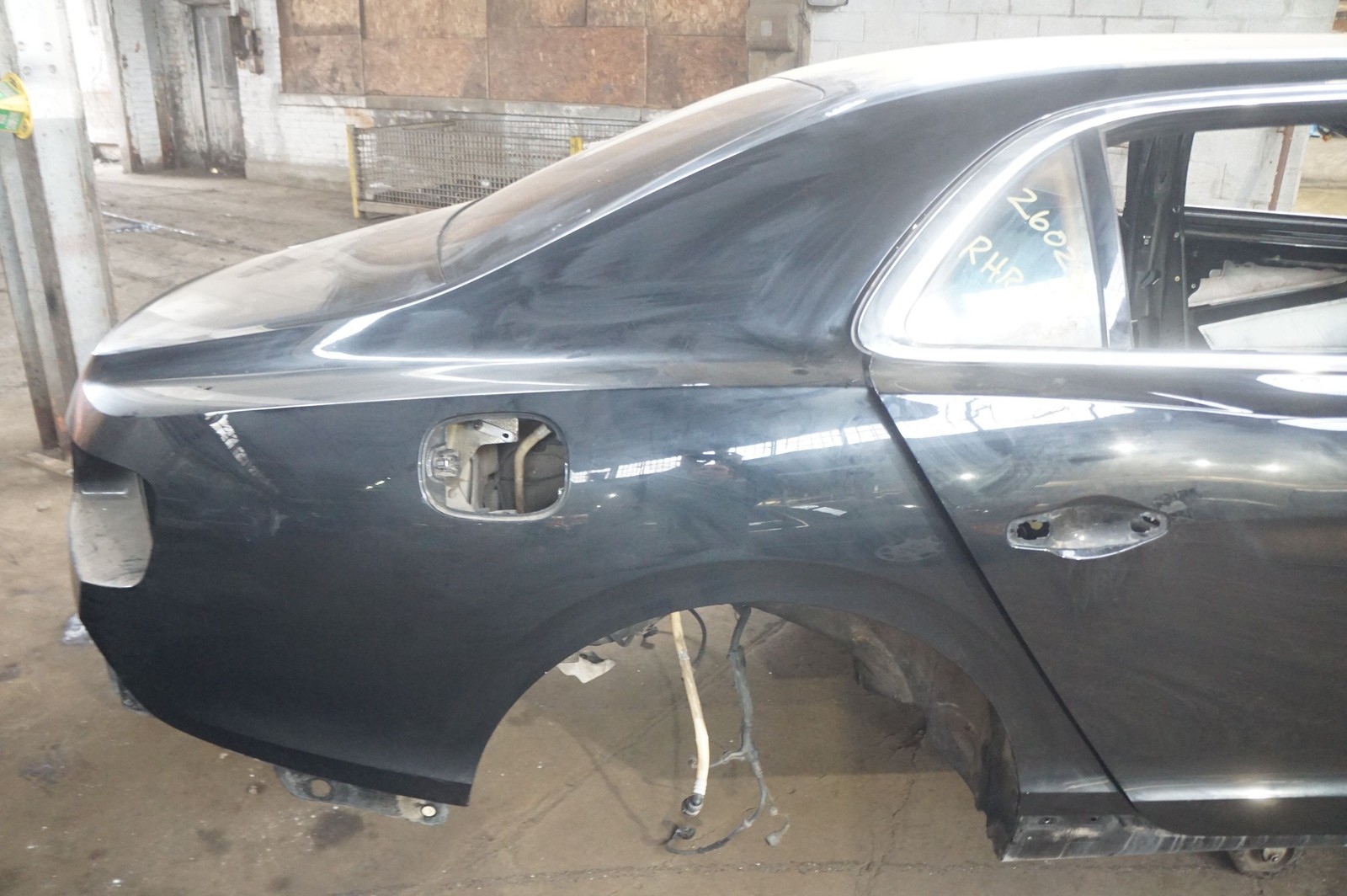 Rear Right Quarter Panel Body Metal Cut Black Bentley Continental Flying Spur 15
