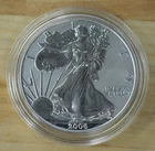 2006 P Reverse Proof Silver Eagle 1 oz .999 ASE Coin/Capsule Only - FREE SHIP!