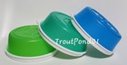 Tupperware Half Snack Cups Giant Smidget Mini Bowl 2oz Green Teal Blue  Set 3 — photo 2