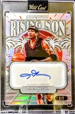 2024 Wild Card Just the Hits Basketball - Allen Iverson - Rising Son Auto - 2/2
