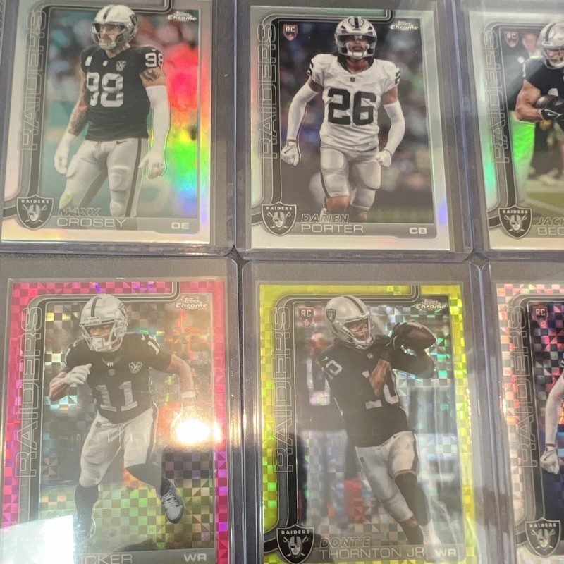 NFL Las Vegas Raiders Card Lot