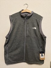 The North Face Canyonlands Vest XL Gray Men's Fleece Zip-Up New With Tags