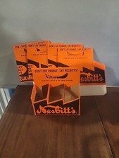 Vintage lot of 5 from the 40's unused Nesbitts Orange Soda carrier